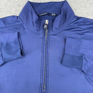 B Draddy Performance Pullover Men's XXL Blue 1/4 Zip Golf Stretch Lightweight